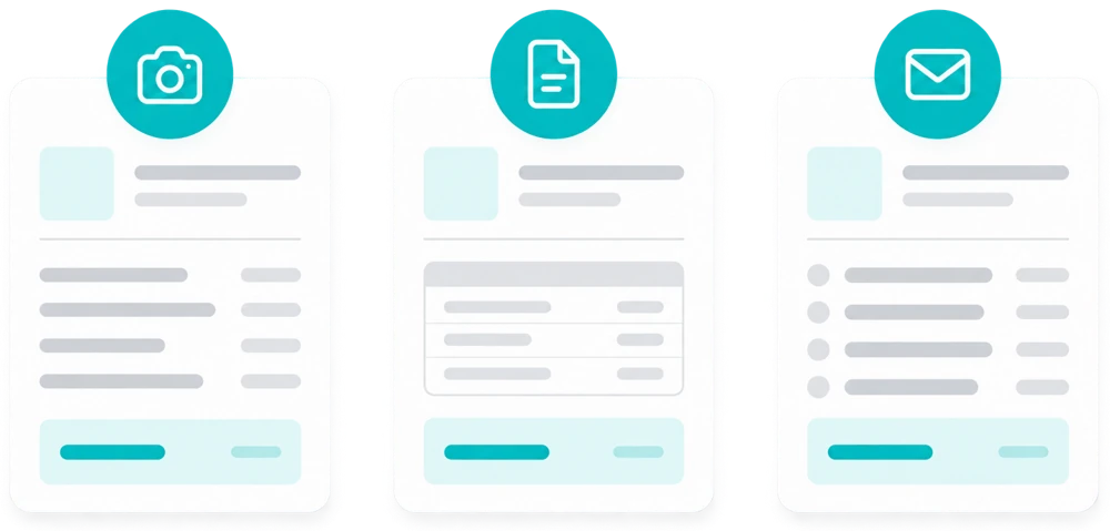 Digitise your invoices with a photo