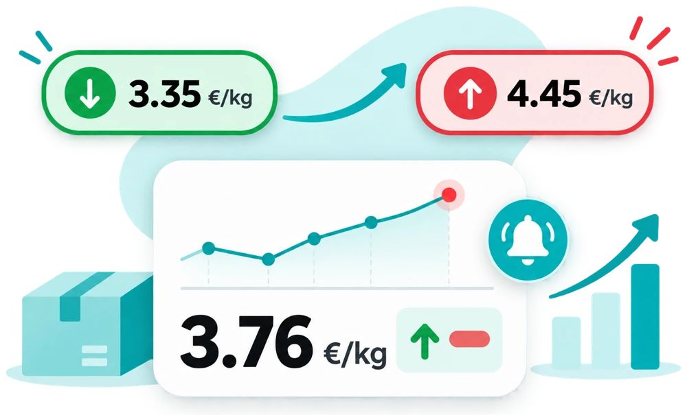 If a supplier raises prices, we tell you